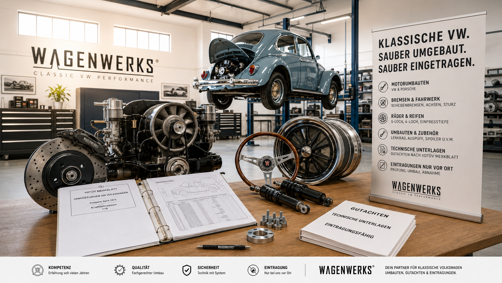VW Classic Umbauten eintragen lassen