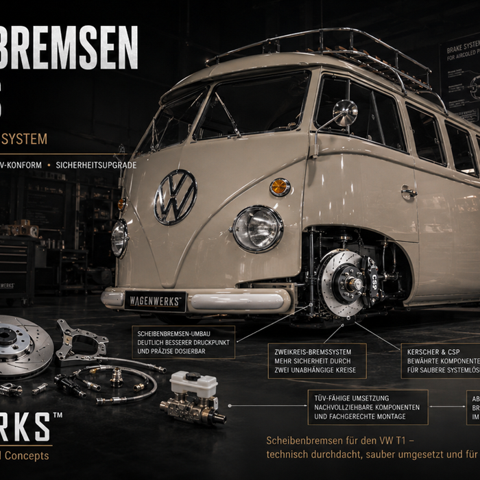 Scheibenbremsen beim VW T1 Bus – maximale Sicherheit mit System