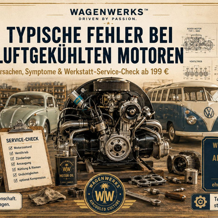Typische Fehler bei luftgekühlten Motoren – Ursachen, Symptome & Werkstatt-Service-Check ab 199 €