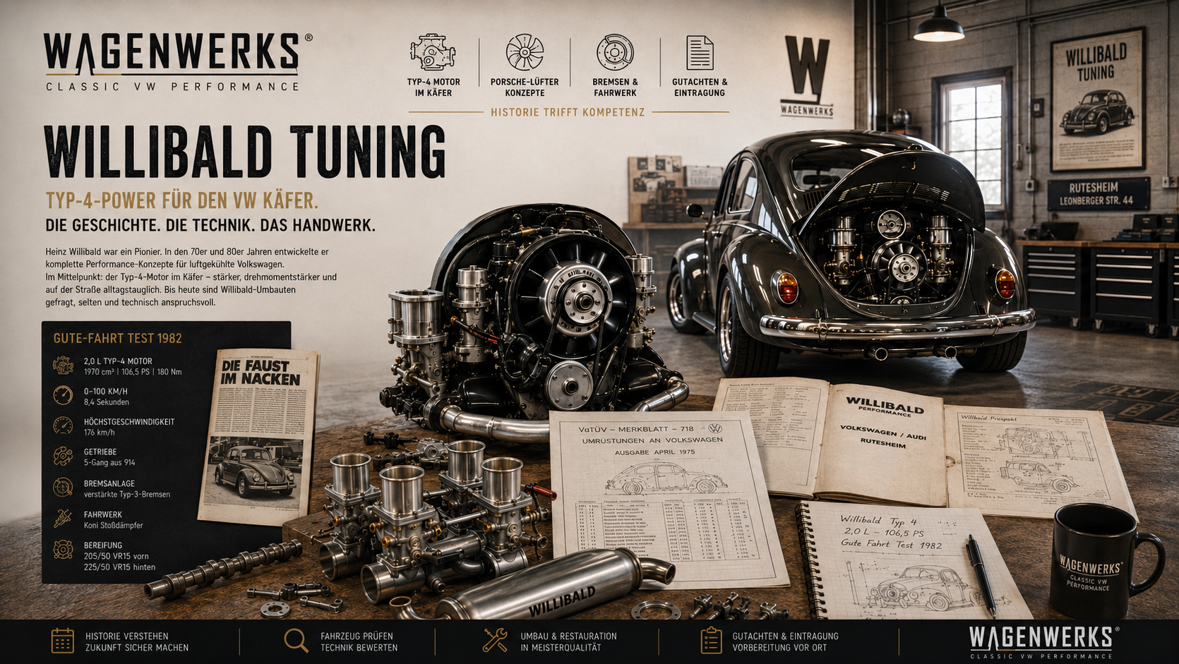 Willibald Tuning: Der Typ-4-Hammer im VW Käfer