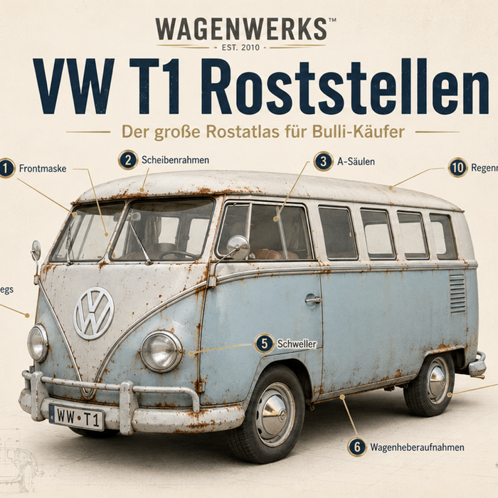 VW T1 Roststellen: der große Rostatlas für Bulli-Käufer