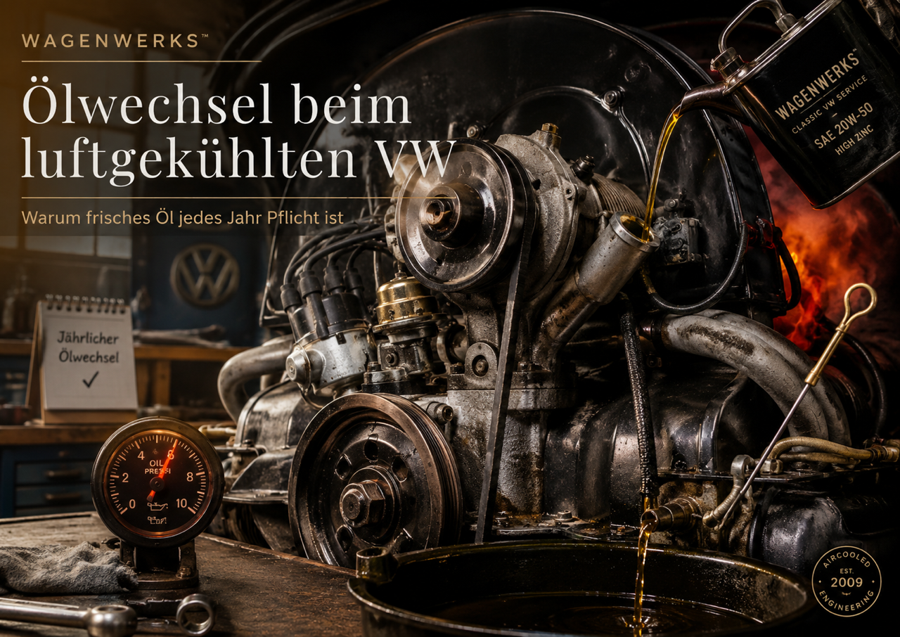 Warum jeder luftgekühlte VW einmal im Jahr frisches Öl braucht