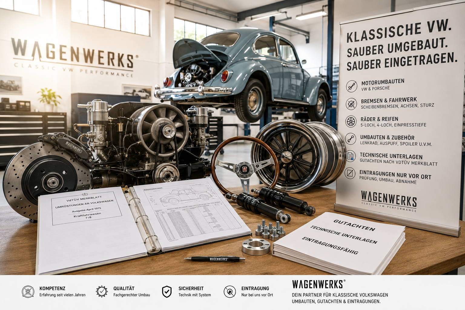 VW Classic Umbauten eintragen lassen