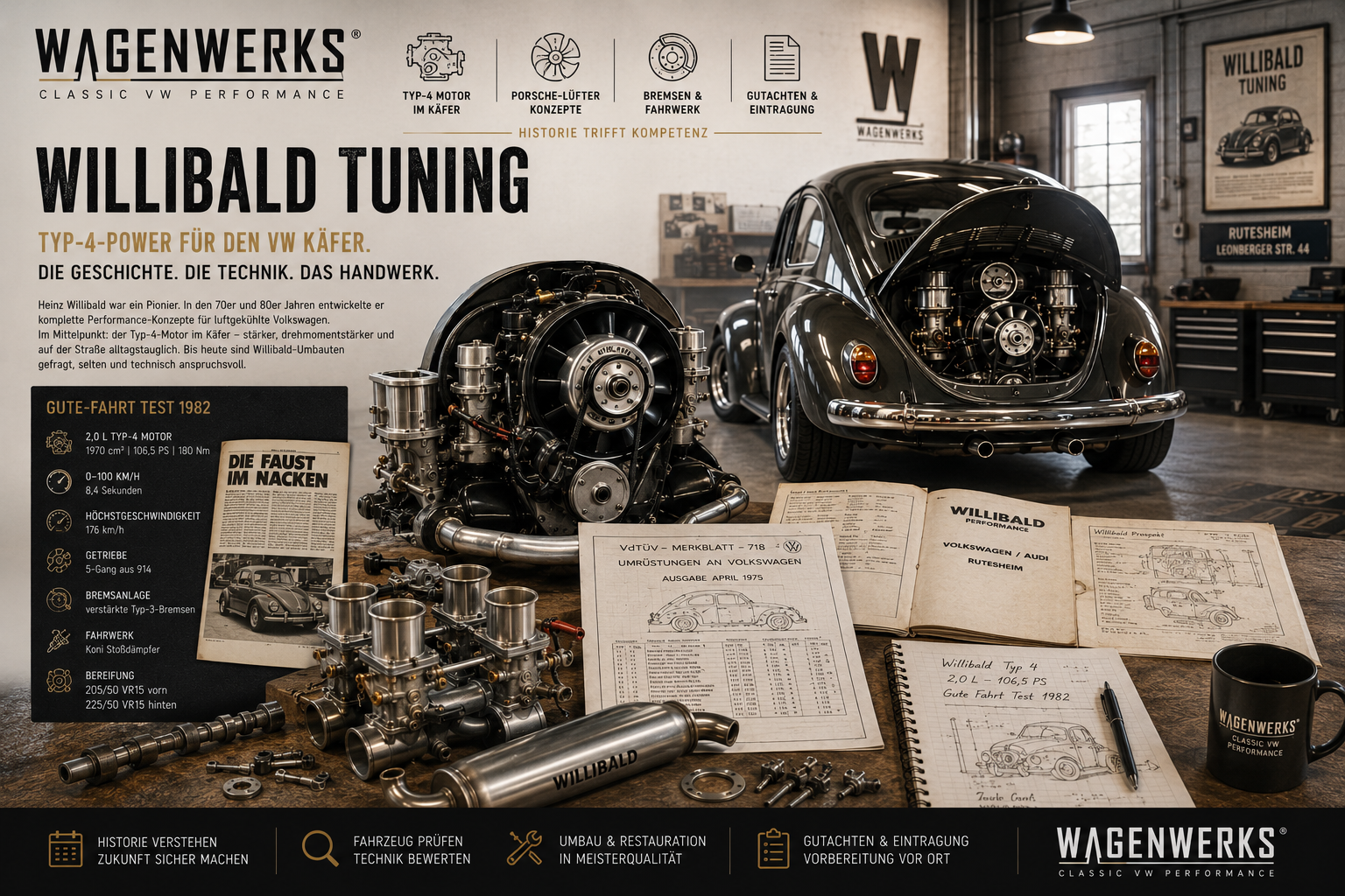 Willibald Tuning: Der Typ-4-Hammer im VW Käfer