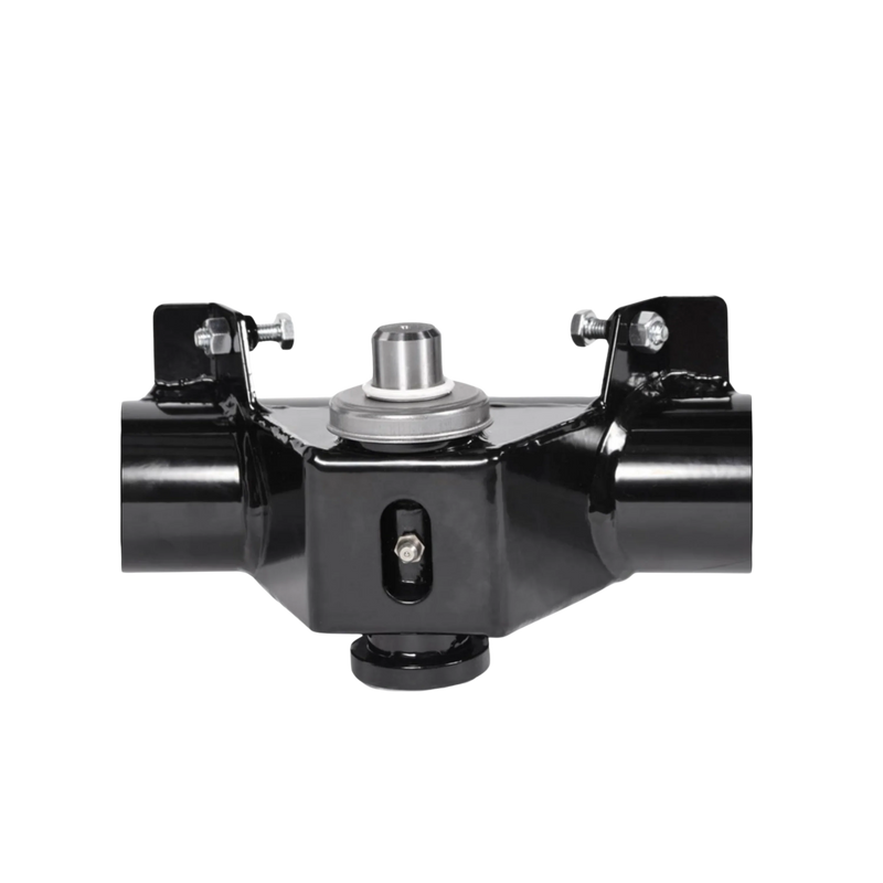 Schwarzes Motorlager für luftgekühlten Typ-1 VW-Motor mit Metallbolzen und Schrauben