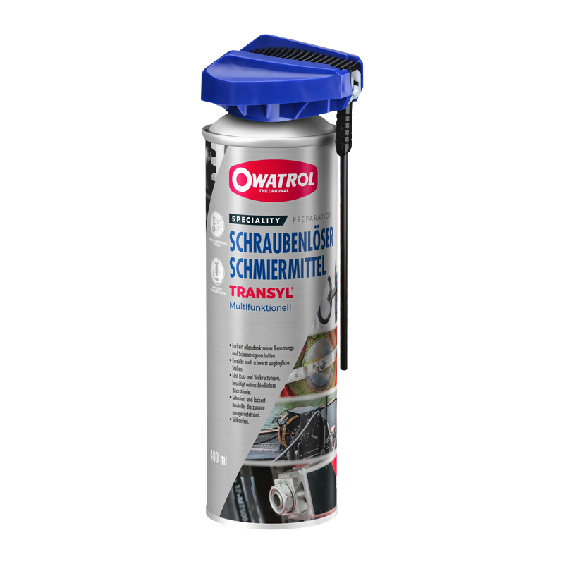 OWATROL Transyl Schraubenlöser Schmiermittel Spray mit Dosierpinsel, 400 ml multifunktionales Rostlöser Öl