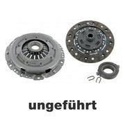 Kupplungssatz ungeführt für luftgekühlte VW Typ-1 Motoren, bestehend aus Druckplatte, Kupplungsscheibe und Ausrücklager