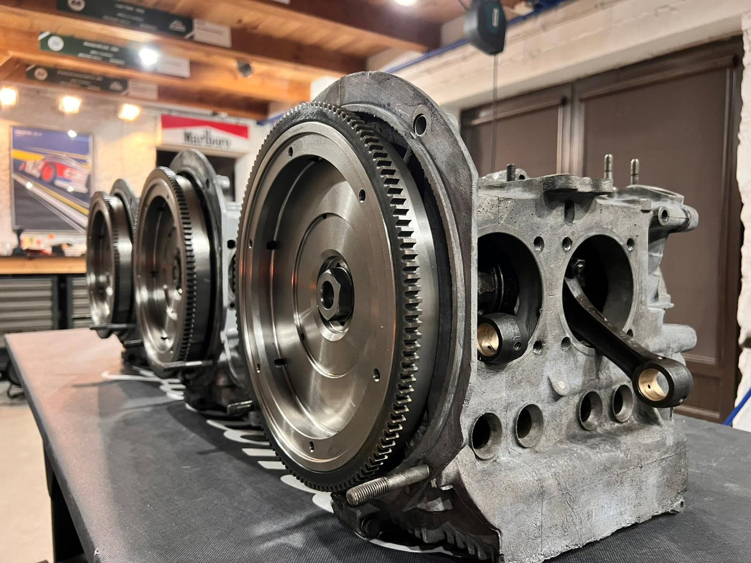 Motorblock und Revision